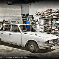 Buy canvas prints of "Timeless Elegance: The Iconic 1973 Triumph 2000" by Kevin Maughan