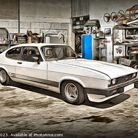 Buy canvas prints of "Vintage Elegance: Resting in the Garage" by Kevin Maughan