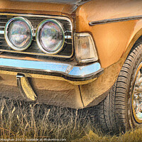 Buy canvas prints of "Timeless Beauty: An Antique Car Rests Gracefully  by Kevin Maughan