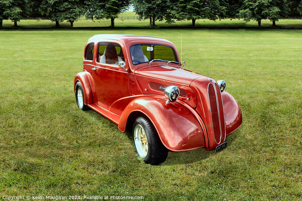 Ford Pop Hot Rod Red Picture Board by Kevin Maughan