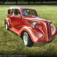 Buy canvas prints of Ford Pop Hot Rod Digital Art Version by Kevin Maughan