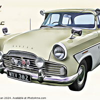 Buy canvas prints of 1959 Ford Zodiac  by Kevin Maughan