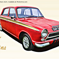 Buy canvas prints of Ford Consul Cortina GT Mk1 1964 by Kevin Maughan