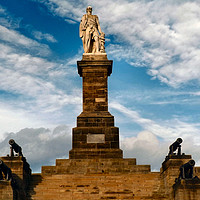 Buy canvas prints of Admiral Lord Collingwood Monument by Kevin Maughan
