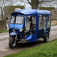 Buy canvas prints of Tuk Tuk In The Cotswolds by Kevin Maughan