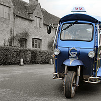 Buy canvas prints of Tuk Tuk At The Slaughters In The Cotswolds by Kevin Maughan