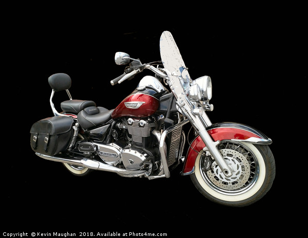 Triumph Thunderbird Picture Board by Kevin Maughan