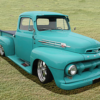 Buy canvas prints of Vintage Ford F1 Half-Ton Pickup by Kevin Maughan