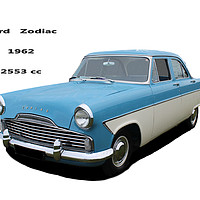 Buy canvas prints of Ford Zodiac 1962 by Kevin Maughan