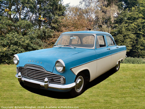 Vintage Ford Zodiac: A Timeless Classic Picture Board by Kevin Maughan