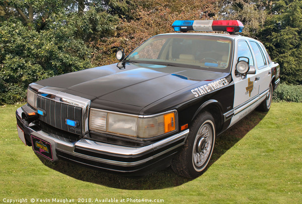 Ford Crown Victoria Lincoln Picture Board by Kevin Maughan