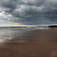 Buy canvas prints of Majestic Beauty of Tynemouth Longsands by Kevin Maughan
