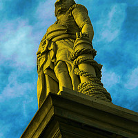 Buy canvas prints of Admiral Lord Collingwood Monument by Kevin Maughan
