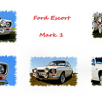 Buy canvas prints of Ford Escort Mark 1  by Kevin Maughan