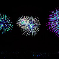 Buy canvas prints of Fireworks At wallsend by Kevin Maughan