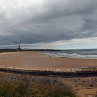 Buy canvas prints of Mesmerizing Tynemouth Beach Scenery by Kevin Maughan