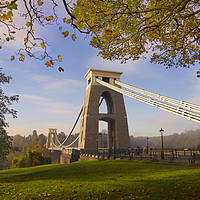 Buy canvas prints of Clifton Suspension Bridge, Autumn, Bristol by Tony Howell