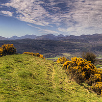 Buy canvas prints of Snowdonia, The Picnic Spot of Dreams - Panorama by Philip Brown