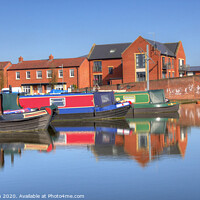 Buy canvas prints of Canal Basin, Stourport on Severn - Colour Version by Philip Brown