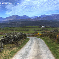 Buy canvas prints of Road to Paradise - Panorama - Colour Version by Philip Brown