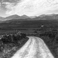 Buy canvas prints of Road to Paradise - Panorama - B&W Version by Philip Brown