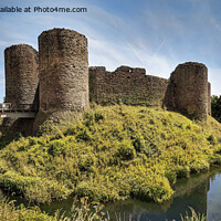 Buy canvas prints of White Castle, Monmothshire, Wales 12th Century - C by Philip Brown