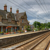 Buy canvas prints of Chathill Train Station, Northumberland Colour by Philip Brown