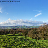 Buy canvas prints of Shropshire Autumn Landscape, Panorama by Philip Brown