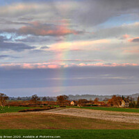 Buy canvas prints of Shropshire Rainbow by Philip Brown