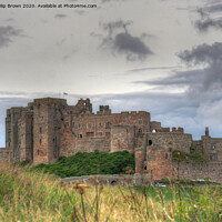Buy canvas prints of Bamburgh Castle in Northumberland by Philip Brown