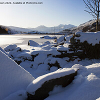 Buy canvas prints of Wales in Winters Snow. No 3 by Philip Brown