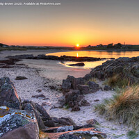 Buy canvas prints of Mellon Udrigle at Sunset. Scotland by Philip Brown