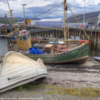 Buy canvas prints of Old Fishing Boat in Ullapool, Scotland by Philip Brown