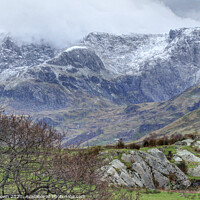 Buy canvas prints of Mountain View of The Nantile Ridge, North Wales by Philip Brown