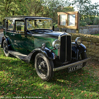 Buy canvas prints of Old Classic Austin 7 Car in the Cotswolds by Philip Brown