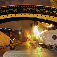 Buy canvas prints of Birmingham Canals at Night 008 by Philip Brown