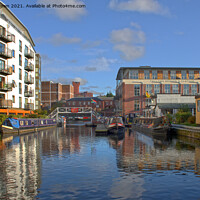Buy canvas prints of Birmingham City Canals 001 by Philip Brown