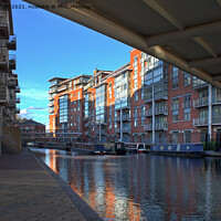 Buy canvas prints of Birmingham City Canals by Philip Brown