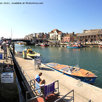 Buy canvas prints of Weymouth Harbour in Dorset by Philip Brown