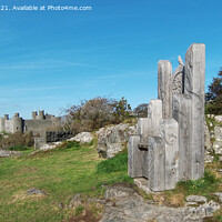Buy canvas prints of Harlech Castle in Wales by Philip Brown