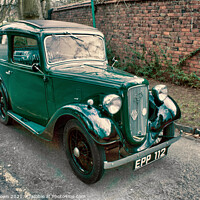 Buy canvas prints of A Classic Austin 7 Car in the Cotswolds by Philip Brown