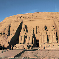 Buy canvas prints of The Fantastic Statues of Abu Simbel, Egypt by Philip Brown