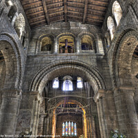 Buy canvas prints of Inside Melbourne Norman Church Panoramic No 2 by Philip Brown