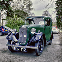 Buy canvas prints of A Classic Austin 7 Car in the Cotswolds No 3 by Philip Brown