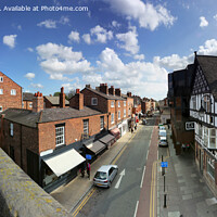 Buy canvas prints of Chester City From Wall - Panorama by Philip Brown