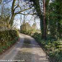 Buy canvas prints of Country Road in Waterfall, Staffordshire-Panorama by Philip Brown