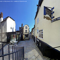 Buy canvas prints of Castle Terrace in Bridgnorth, Shropshire by Philip Brown