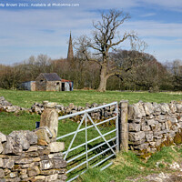 Buy canvas prints of A Derbyshire Country View by Philip Brown