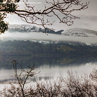 Buy canvas prints of Misty Lake in The Lake District by Philip Brown
