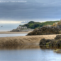 Buy canvas prints of Remote Beach House, Wales by Philip Brown